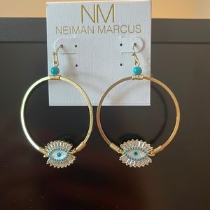 Gorgeous gold/turquoise earrings